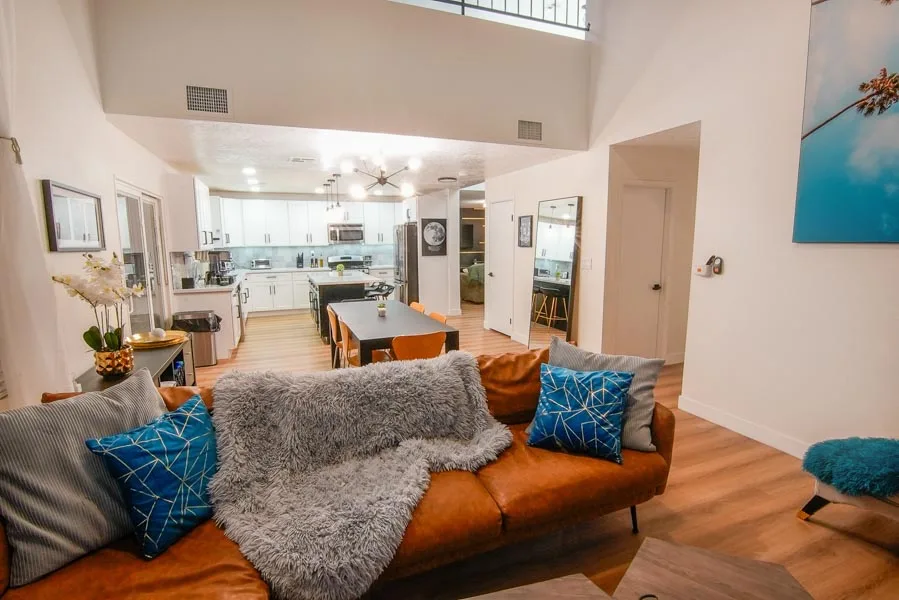 Living spaces at Sophic House
