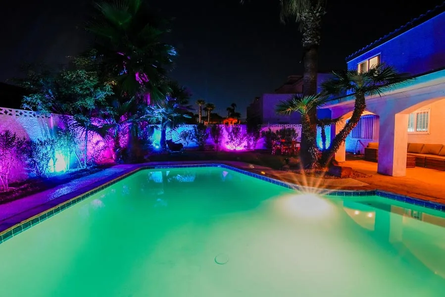 Pool and spa at Sophic House